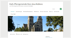Desktop Screenshot of herz-jesu-koblenz.de